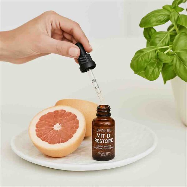 BePure Vit D Restore Liquid buy online at Healing Wave ingredients healthy lifestyle