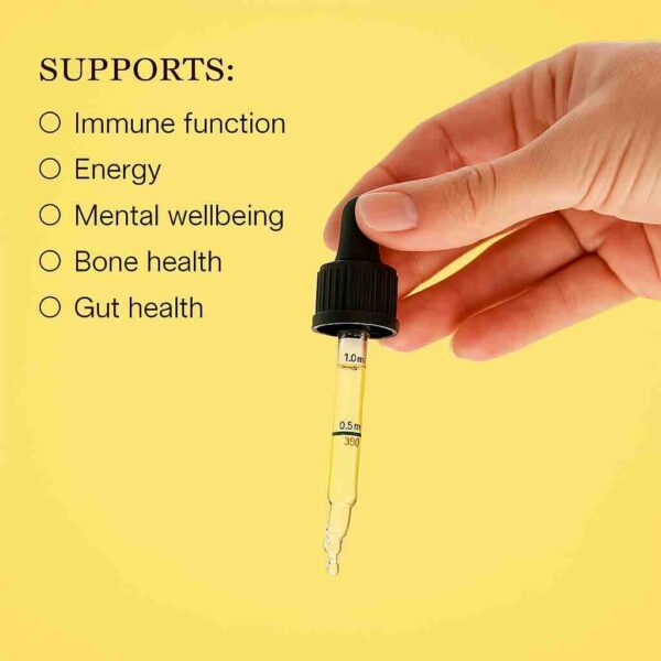 Benefits of BePure Vit D Restore Liquid buy online at Healing Wave