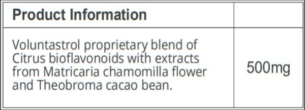 Salvacare Voluntastrols 60c at healing wave nutritional information