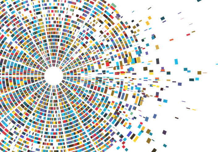 Dna,Test,Infographic.,Genome,Sequence,Map,,Chromosome,Architecture,And,Genetic